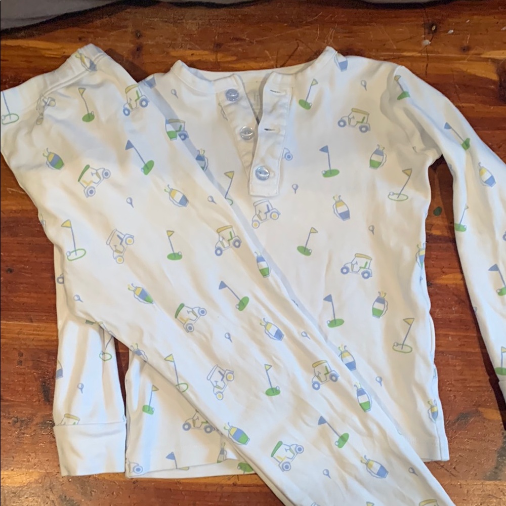 Little English EUC Golf Print Pajamas 4T